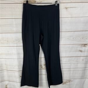 Denim 24/7 Black Elastic Waist Pull-On Leggings Size 18W